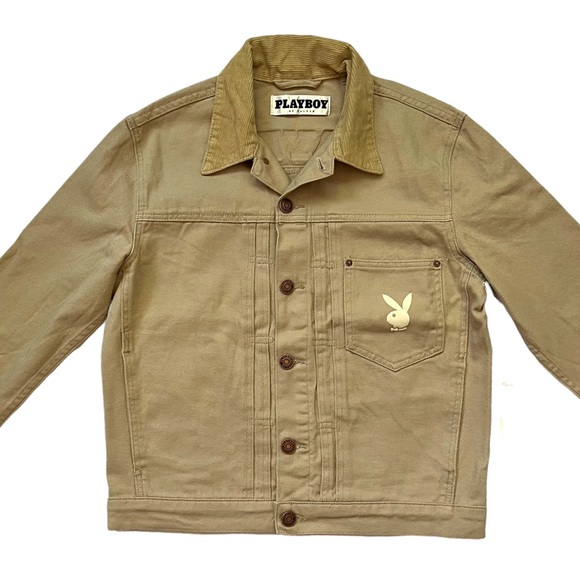 PLAYBOY x PACSUN Pumice Stone Vintage Fit Denim Jacket Size Men’s S, M - Picture 4 of 11